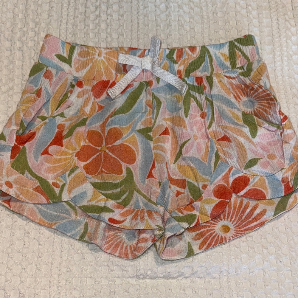 Floral Print Girls Billabong Shorts